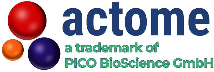 Actome logo a trademark of PICO BioScience GmbH