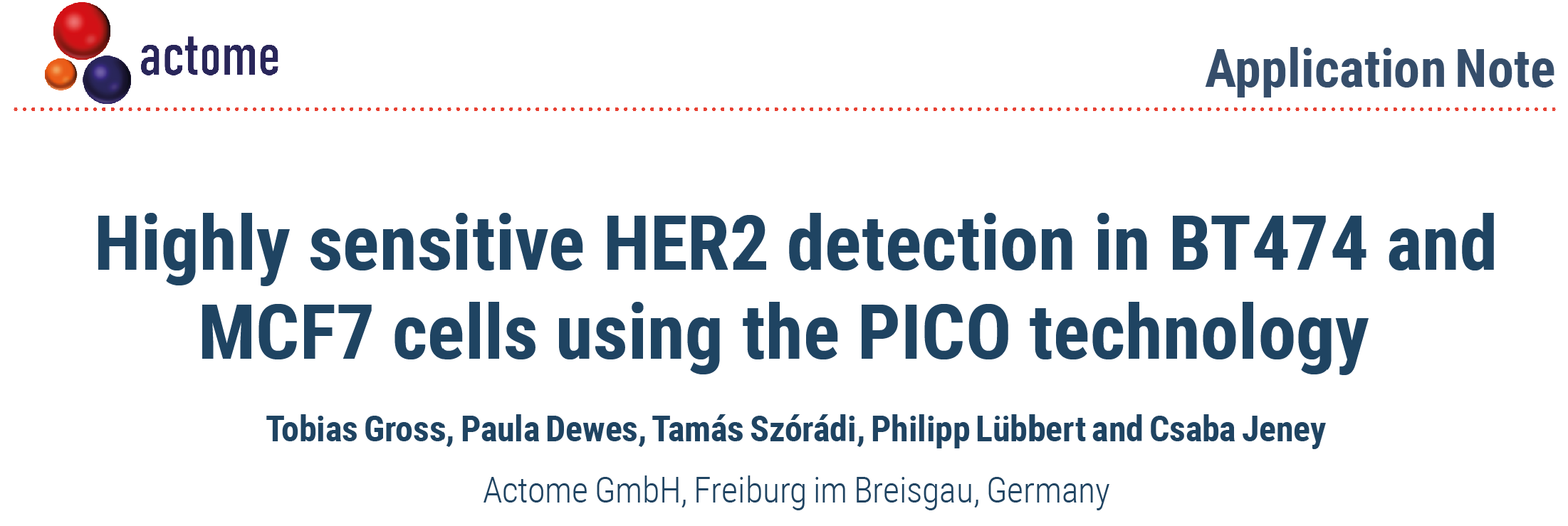 PICO vs. Western Blot application note